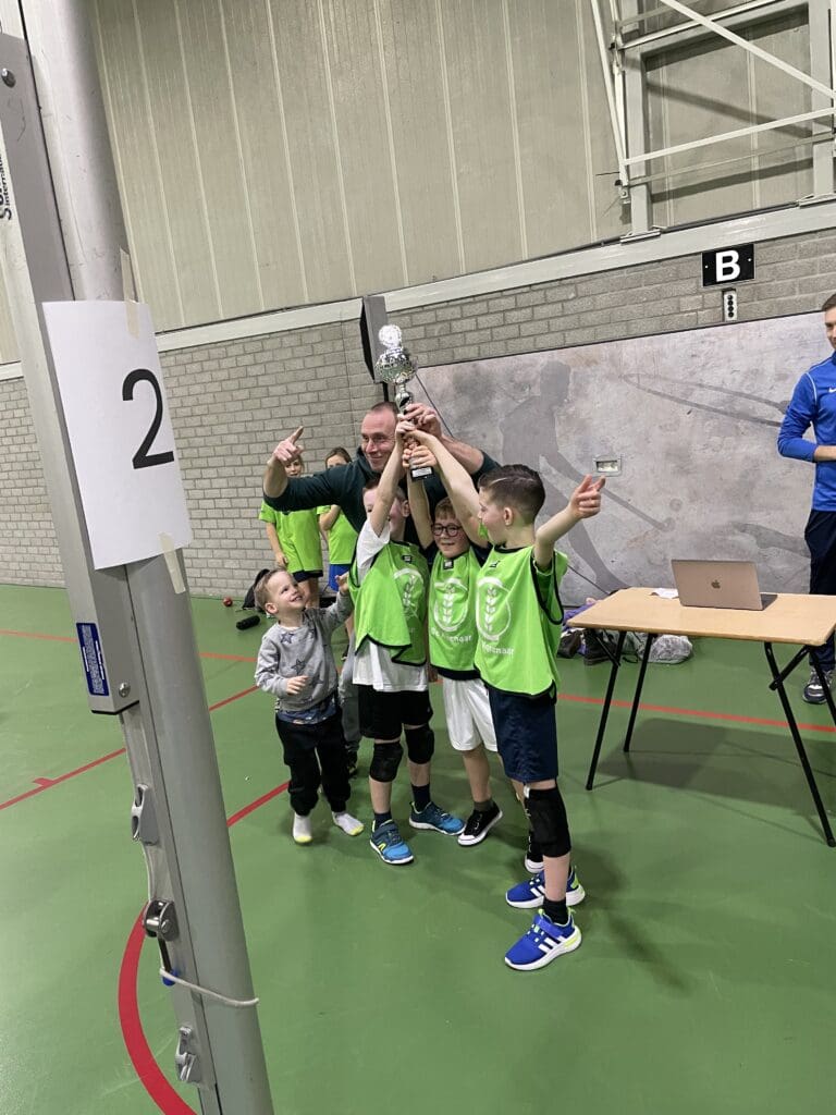 Prijsuitreiking Schoolsport Volleybaltoernooi