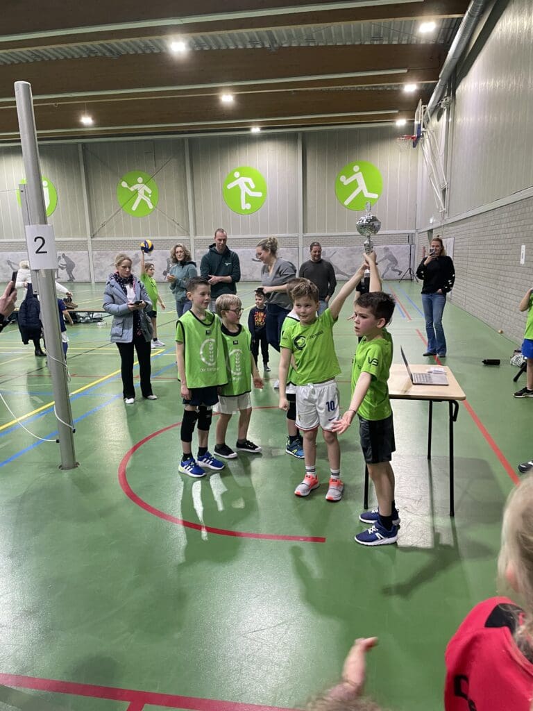 Prijsuitreiking Schoolsport Volleybaltoernooi
