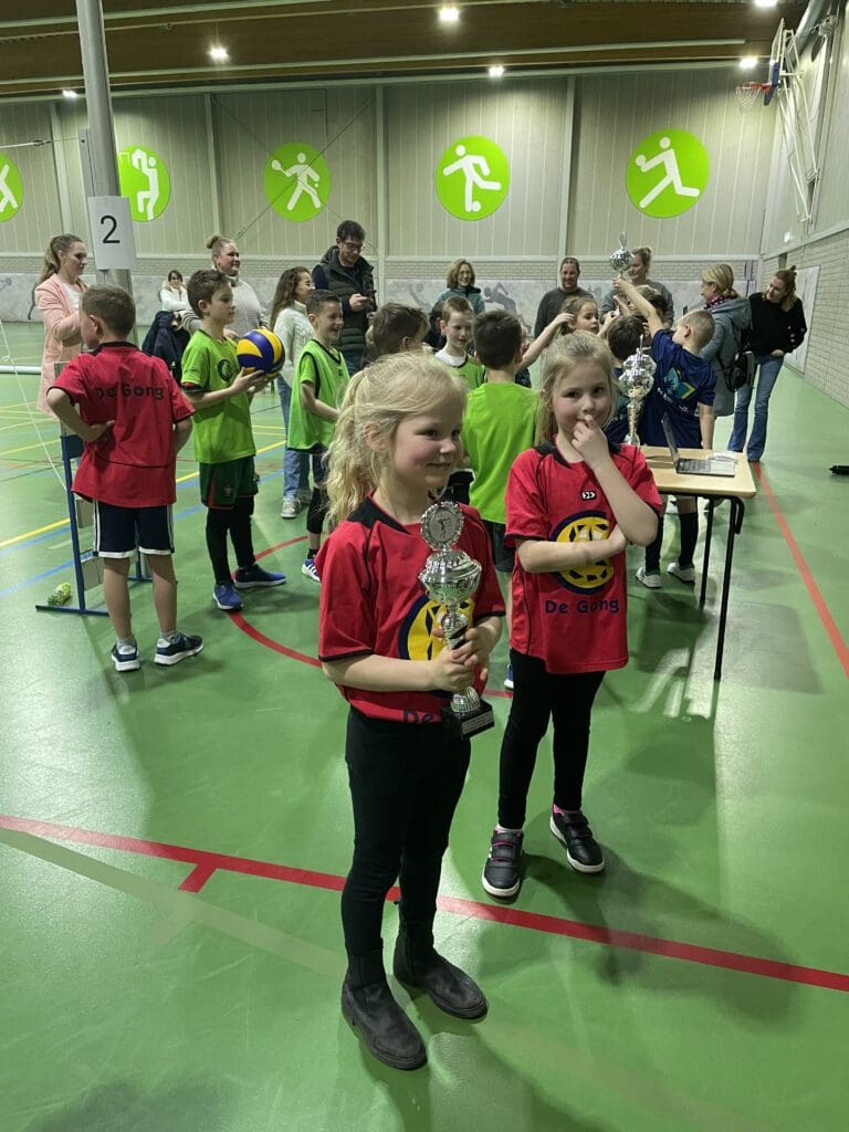 Prijsuitreiking Schoolsport Volleybaltoernooi