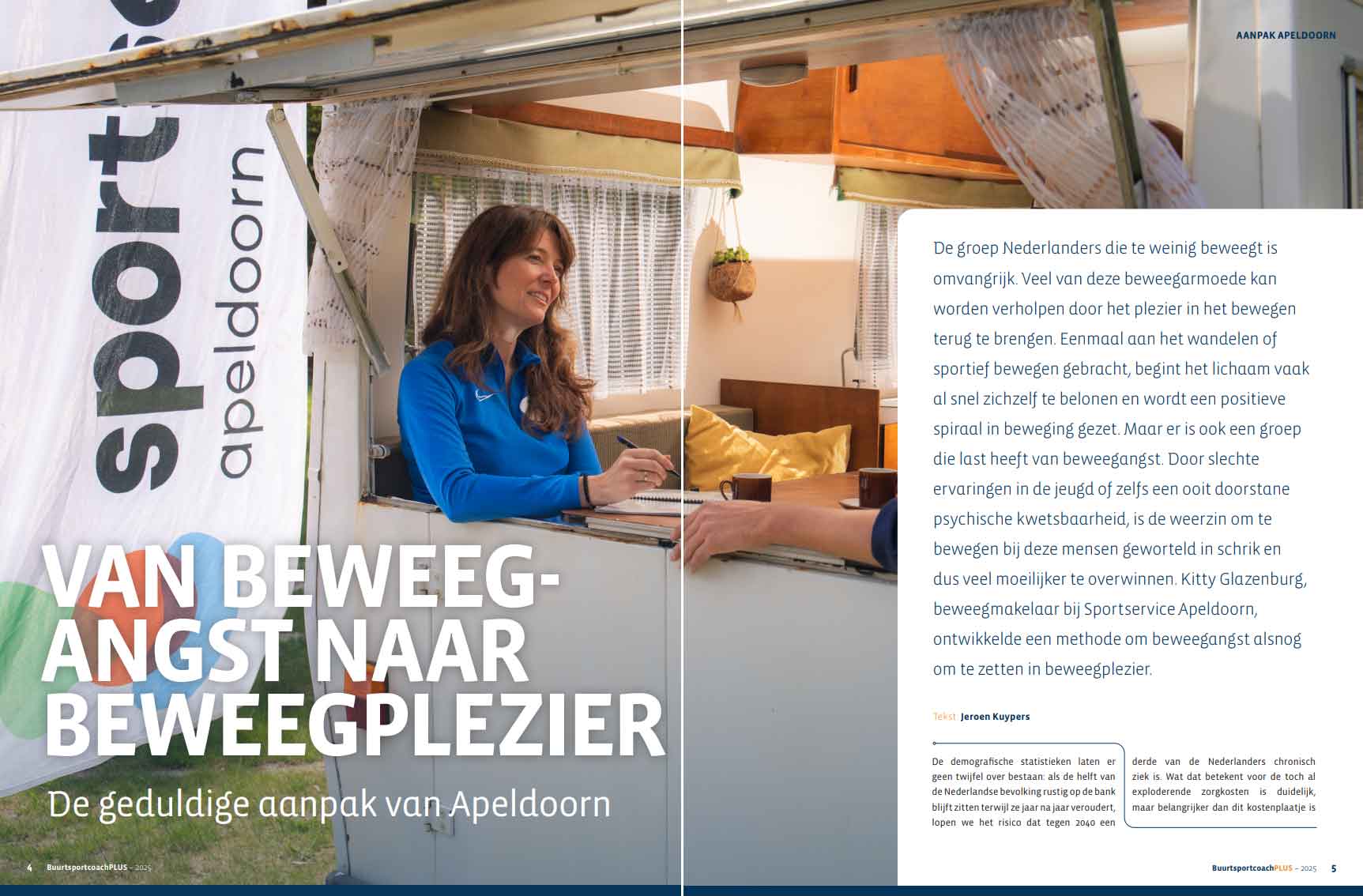 Buurtsportcoach Magazine Plus over de Beweegmakelaar