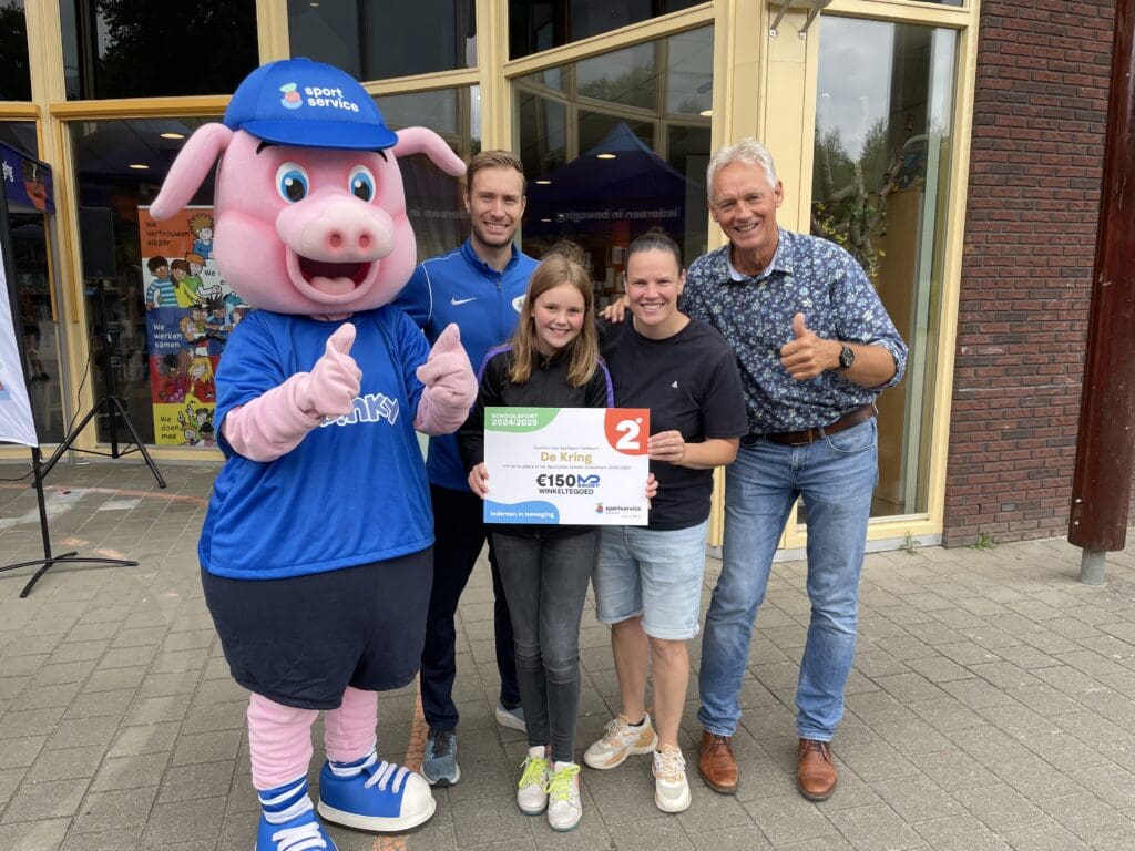 Sport Binky was erbij!