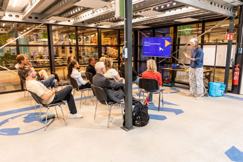 Workshop tijdens het Sportcafé